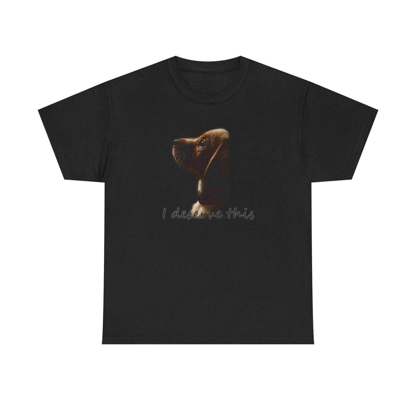 "i deserve this" shirt