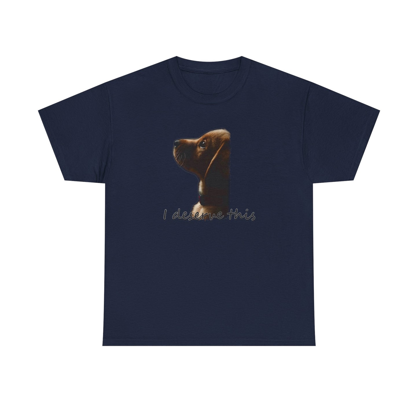 "i deserve this" shirt