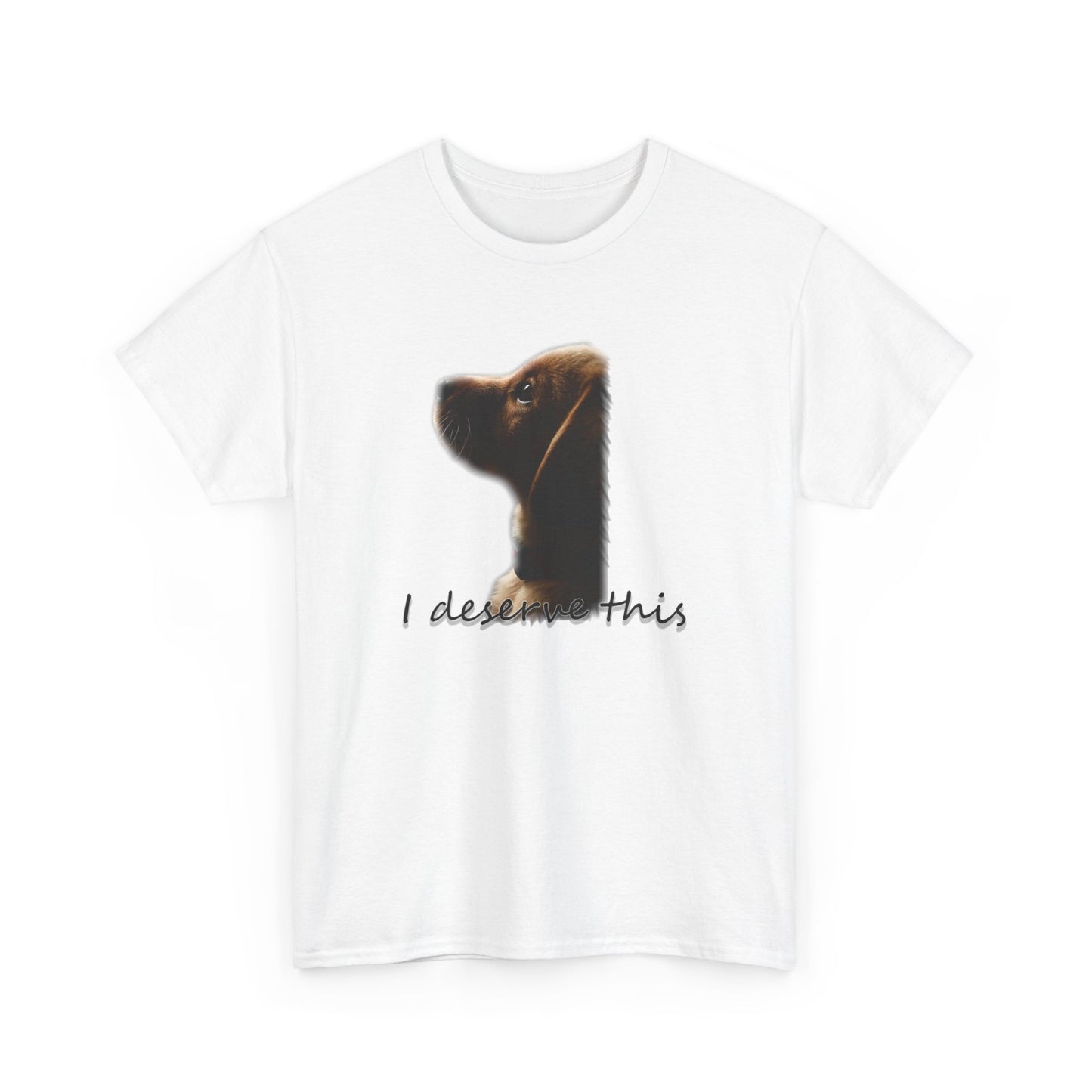 "i deserve this" shirt