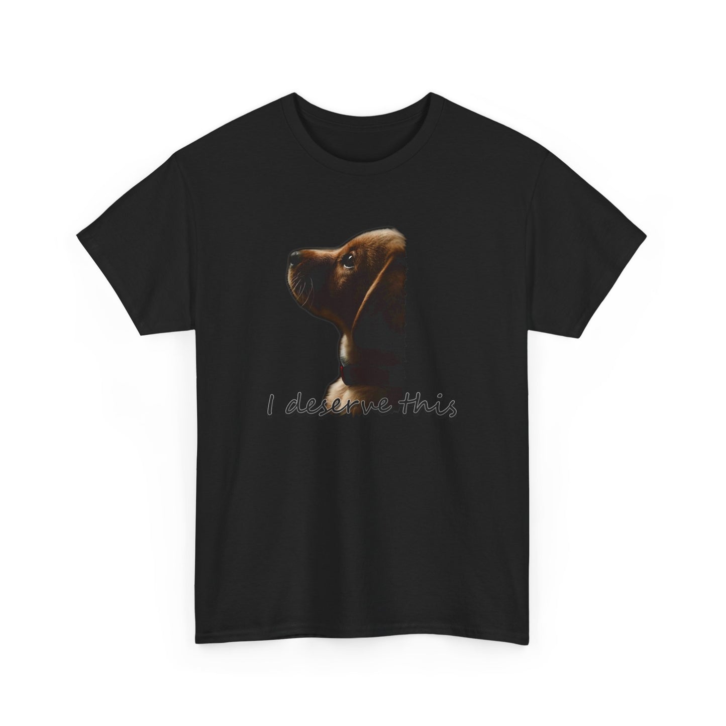 "i deserve this" shirt